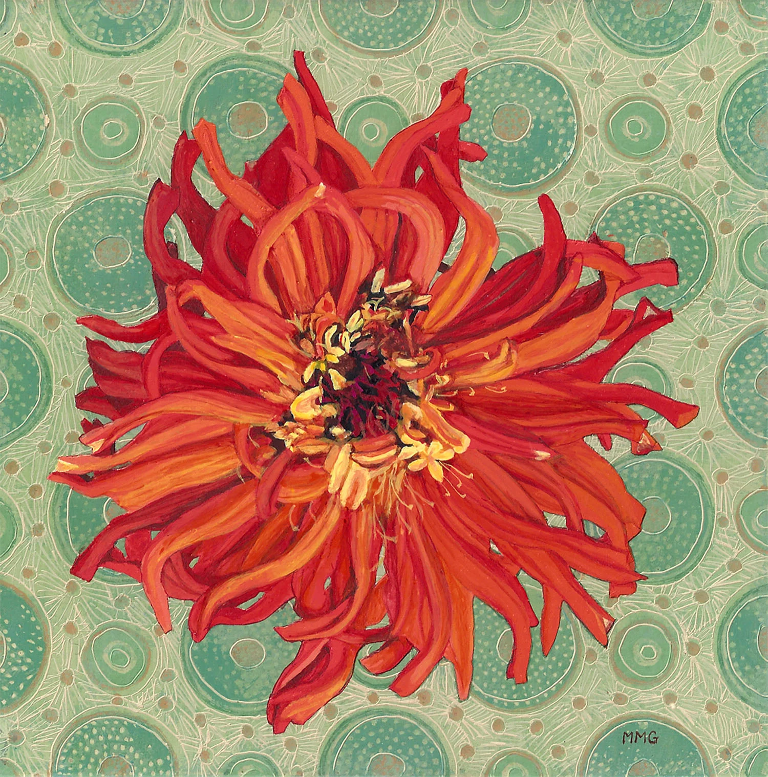 Zinnia 2 - 6" x 6"