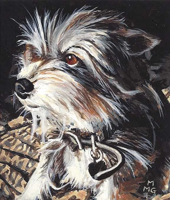 Sunny dog - 3" x 3.5"
