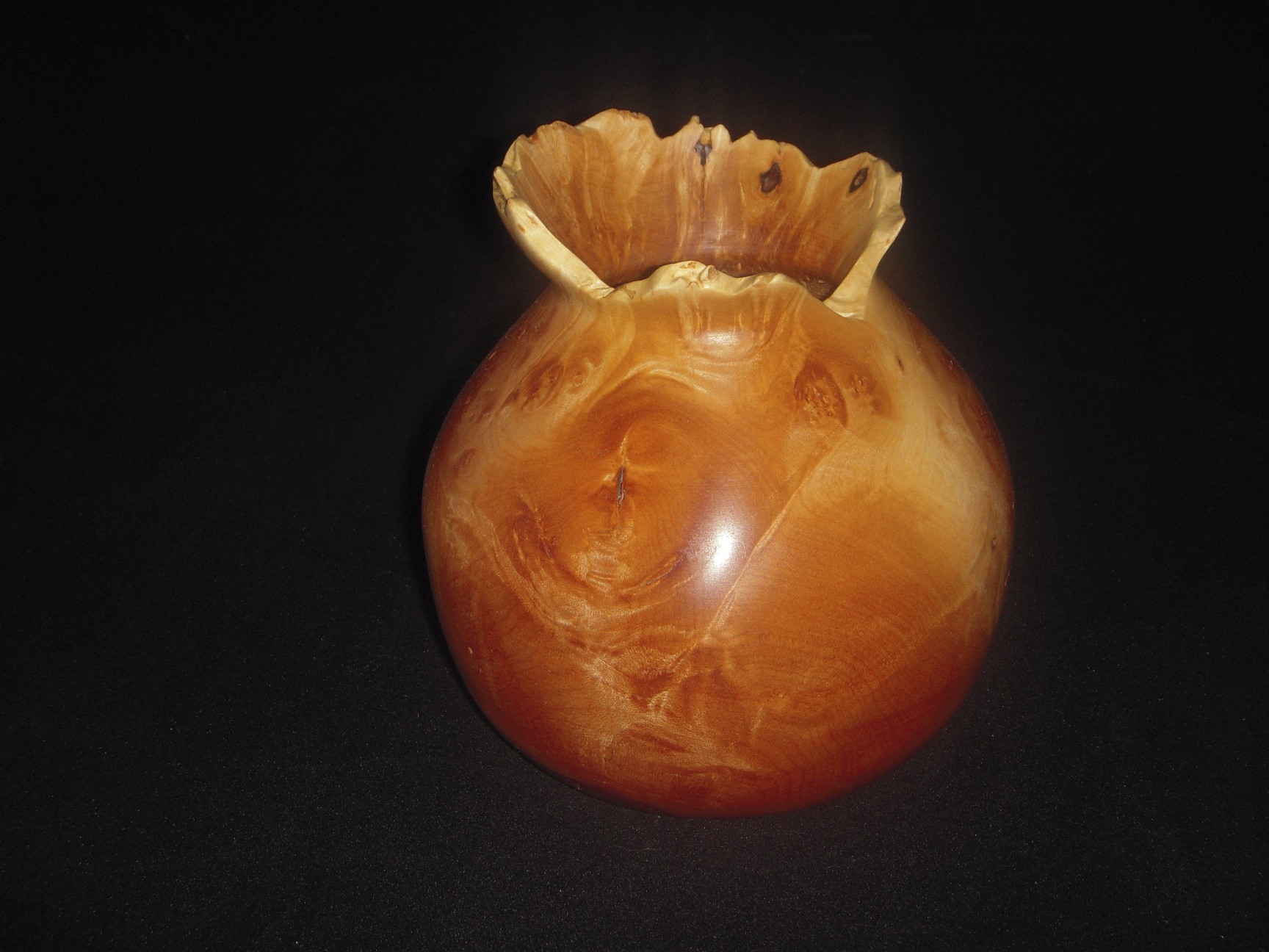 Maple Burl Hollow Form