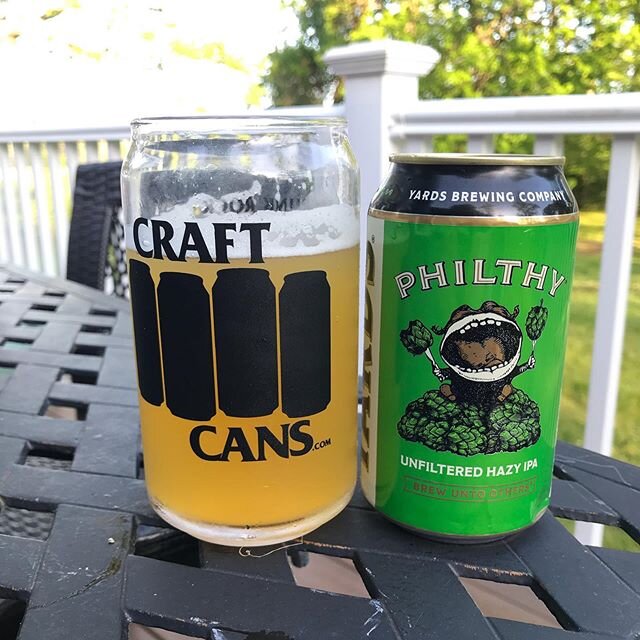 Philthy - Unfiltered Hazy IPA #yardsbrewery #brewuntoothers #pacraftbeer #phillybeer #craftcans