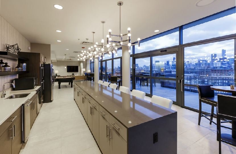 Rooftop Clubroom Kitchen