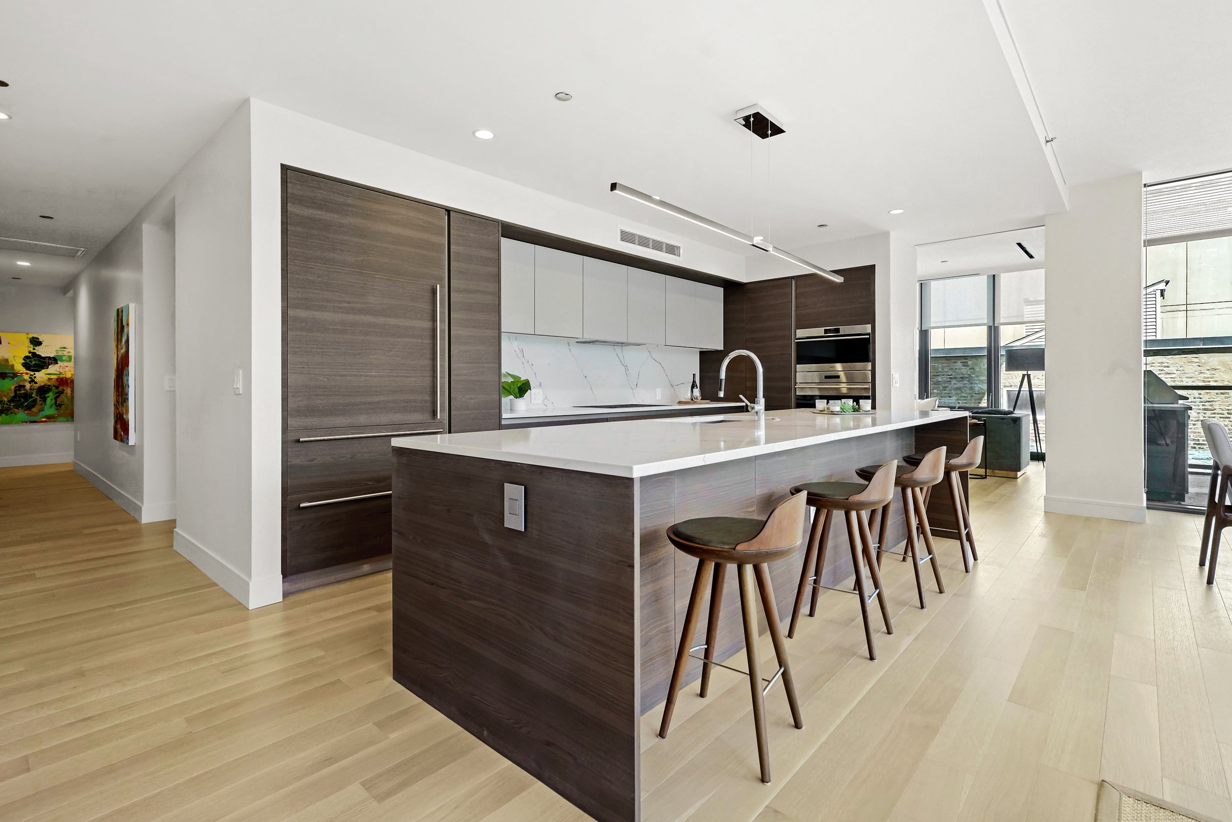 Kitchen and hall view