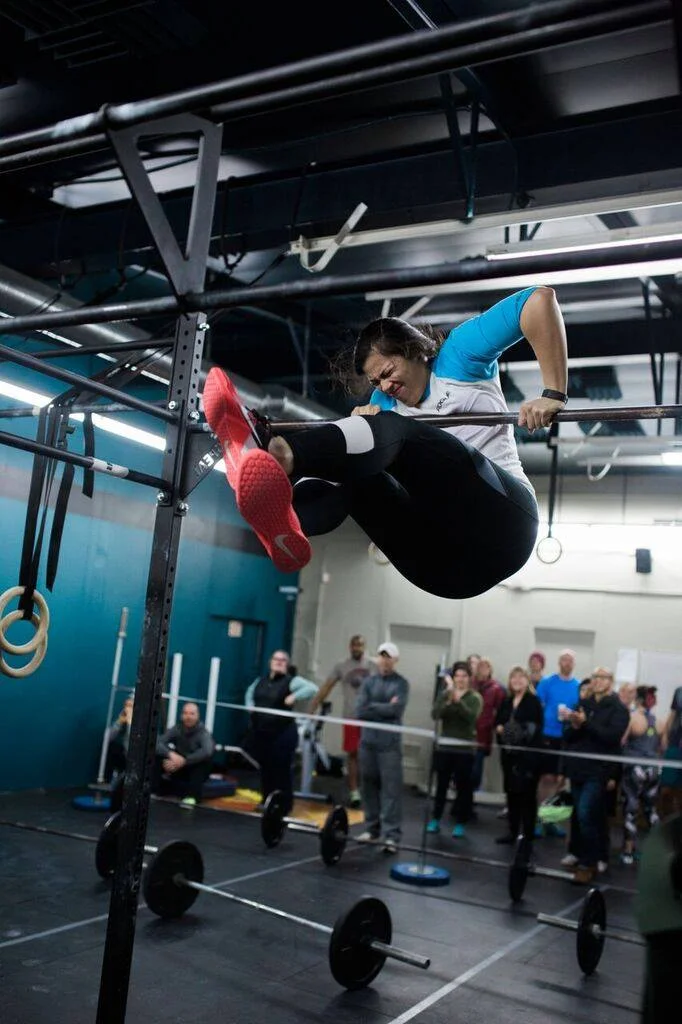 A Ballard CrossFit athlete's first bar muscle up was achieved during the 2016 Open!