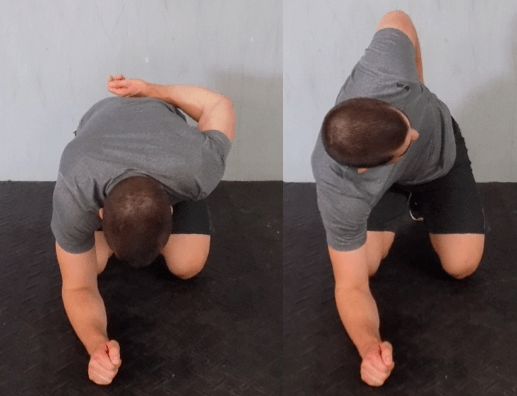 Rock back T-spine rotation: how far can you go?