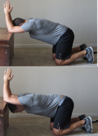 One example to improve thoracic extension