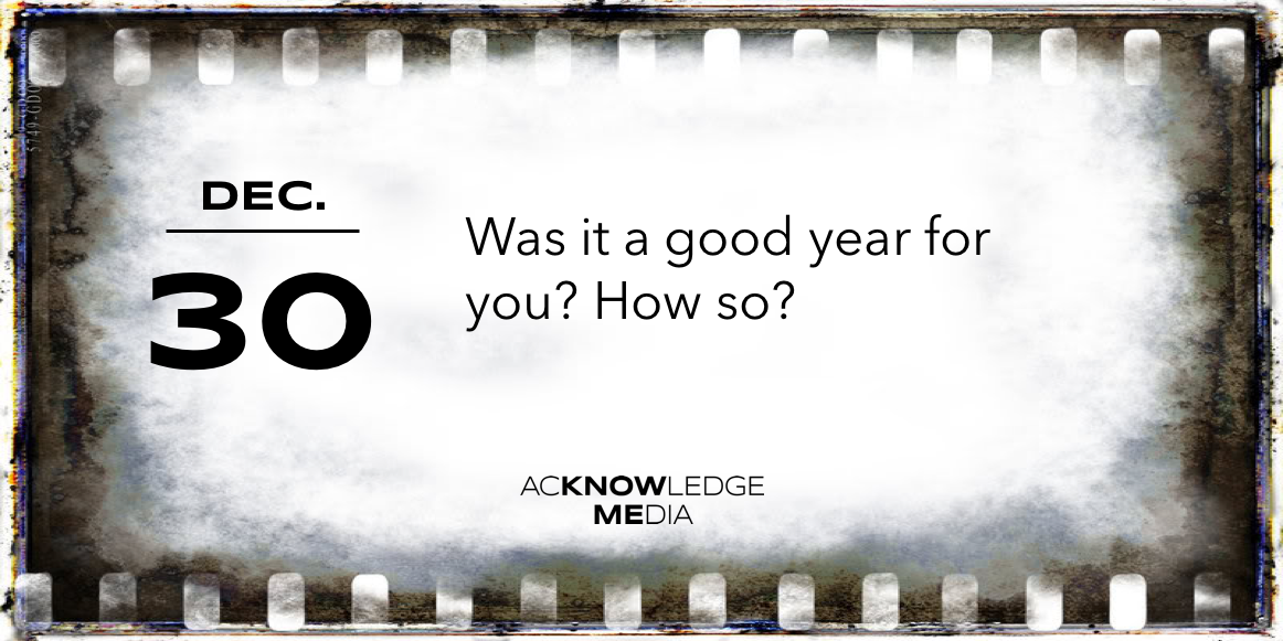 December 30 #QoftheDay