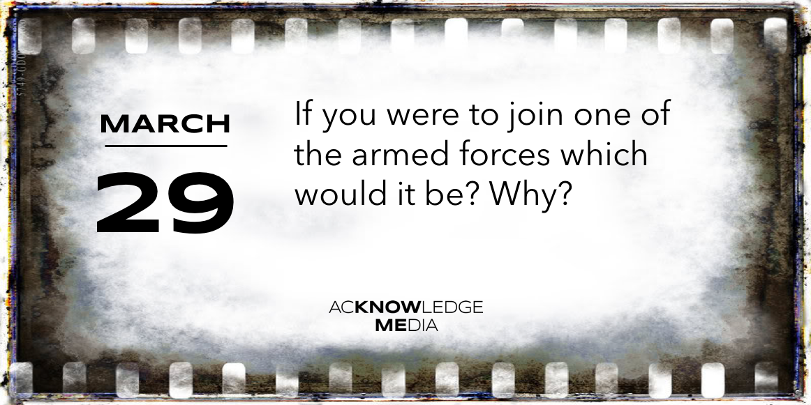 March 29 #QoftheDay