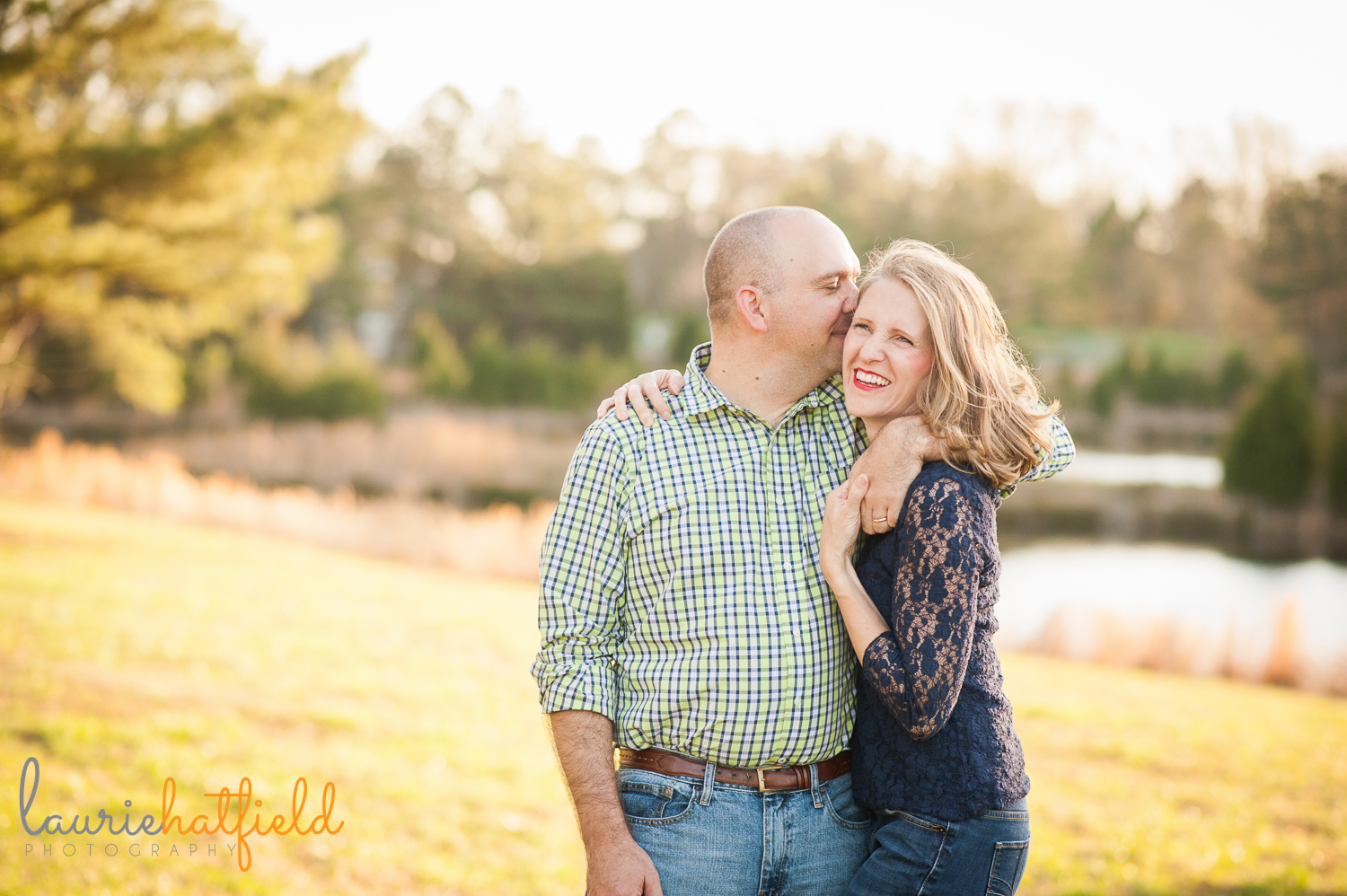 mom and dad smiling {huntsville photographer}