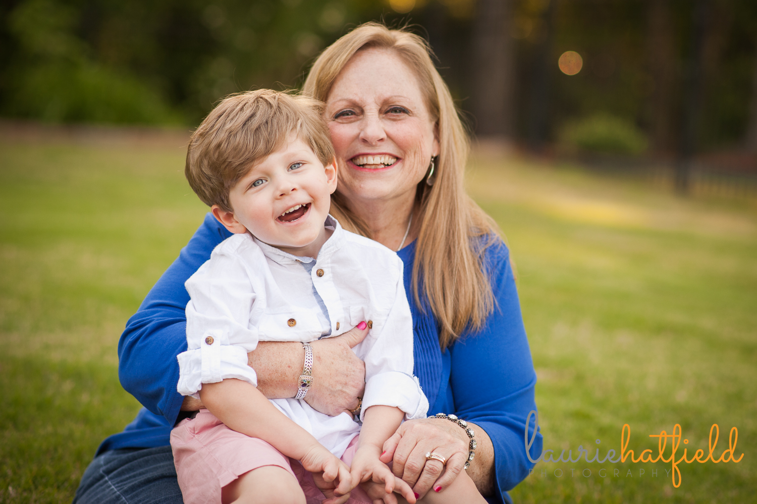 grandmother and 3-year-old grandson | Huntsville family photography