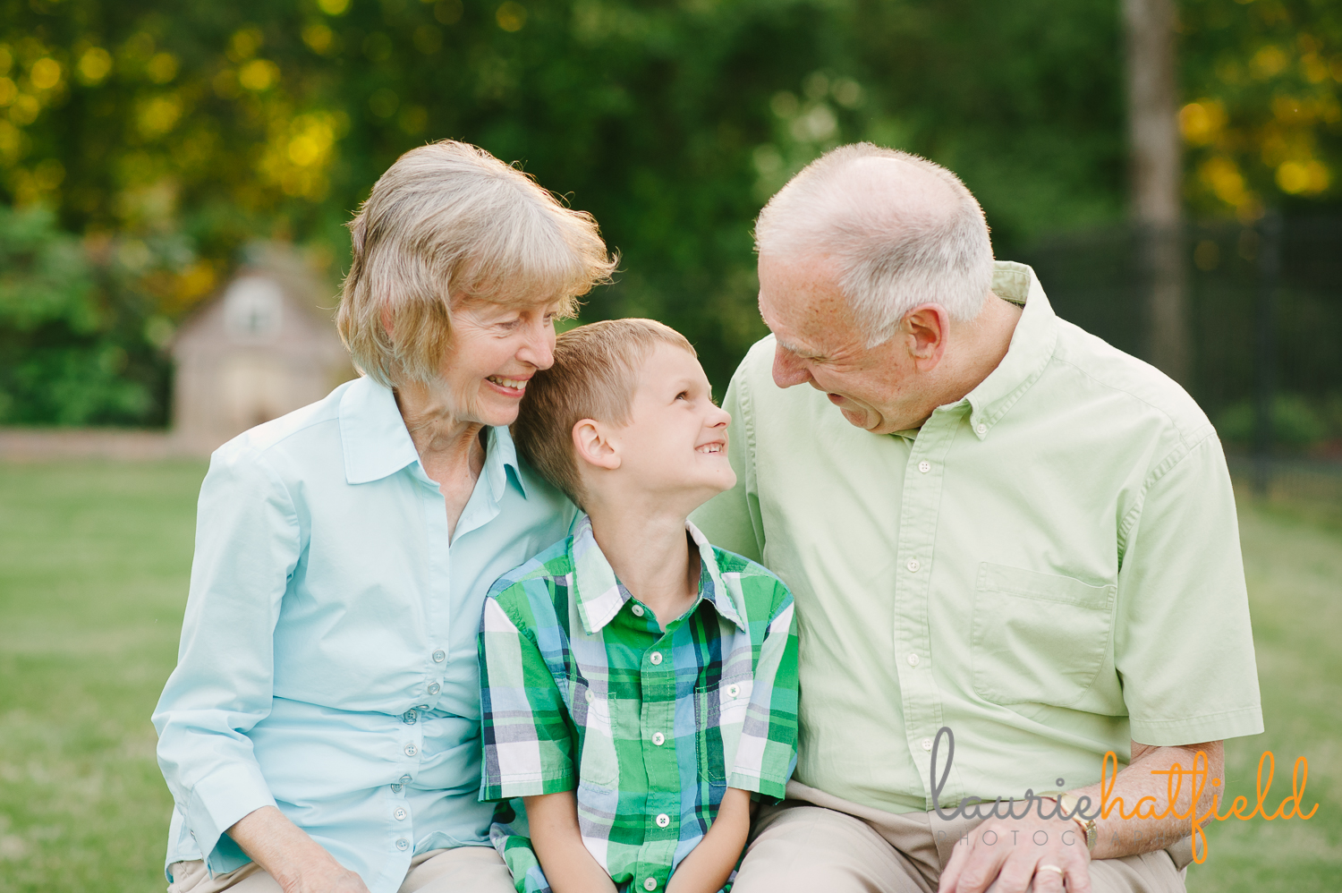 grandson with grandparents | Huntsville family photographer
