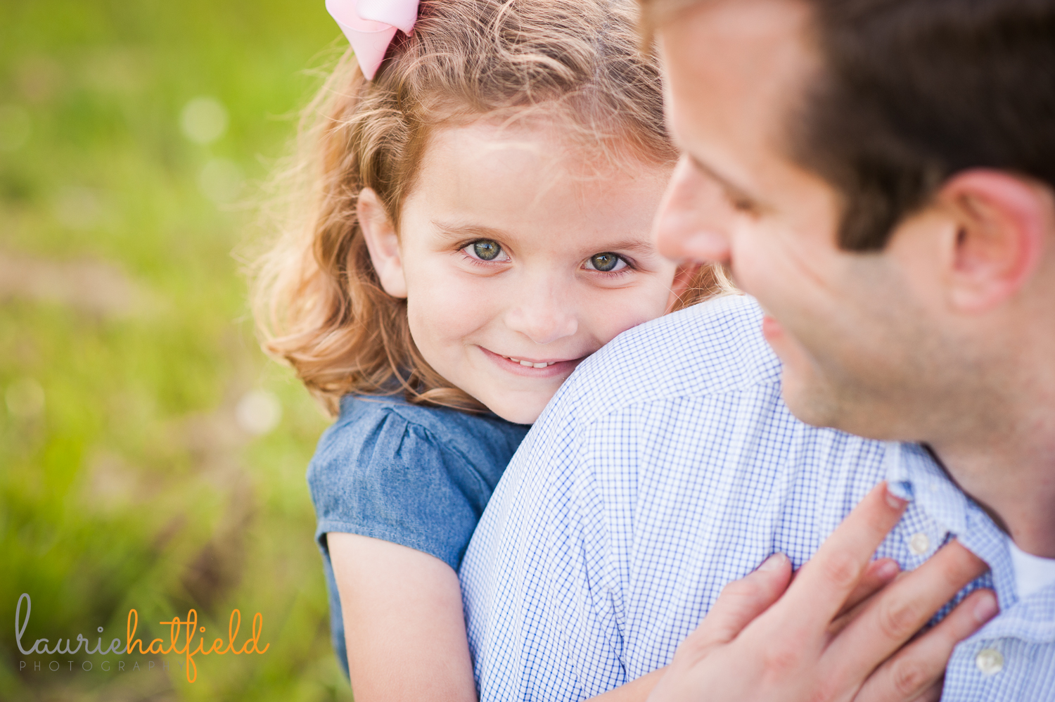 3-year-old girl with dad | Huntsville photographer