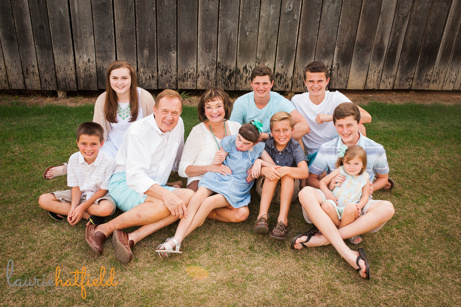 grandparents with grandchildren | Huntsville family photographer
