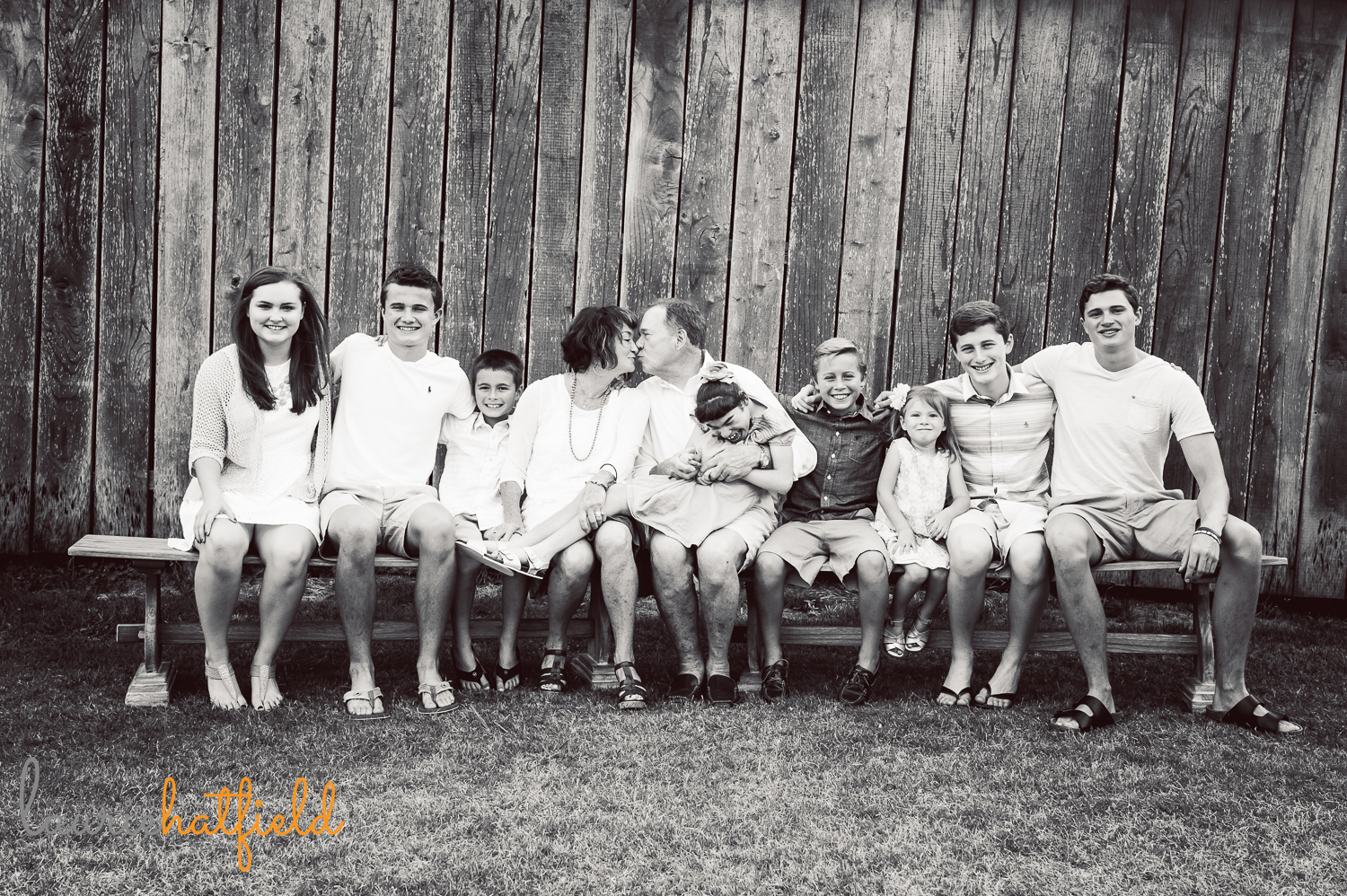 grandparents with grandchildren | Huntsville family photographer