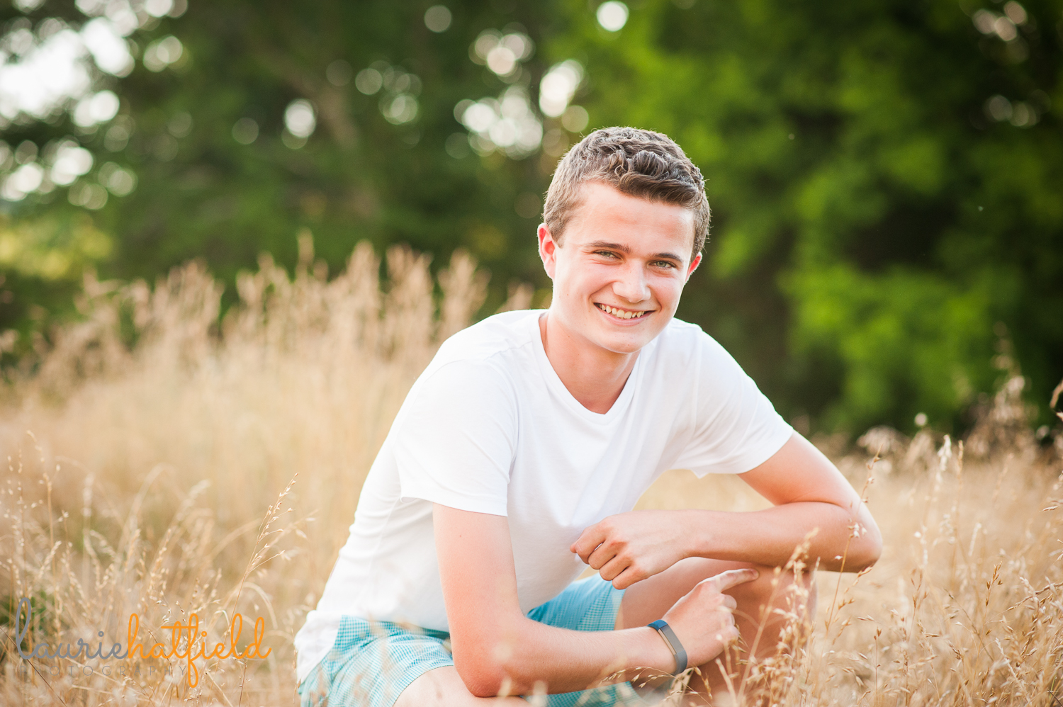 teenage boy in field | Huntsville family photographer