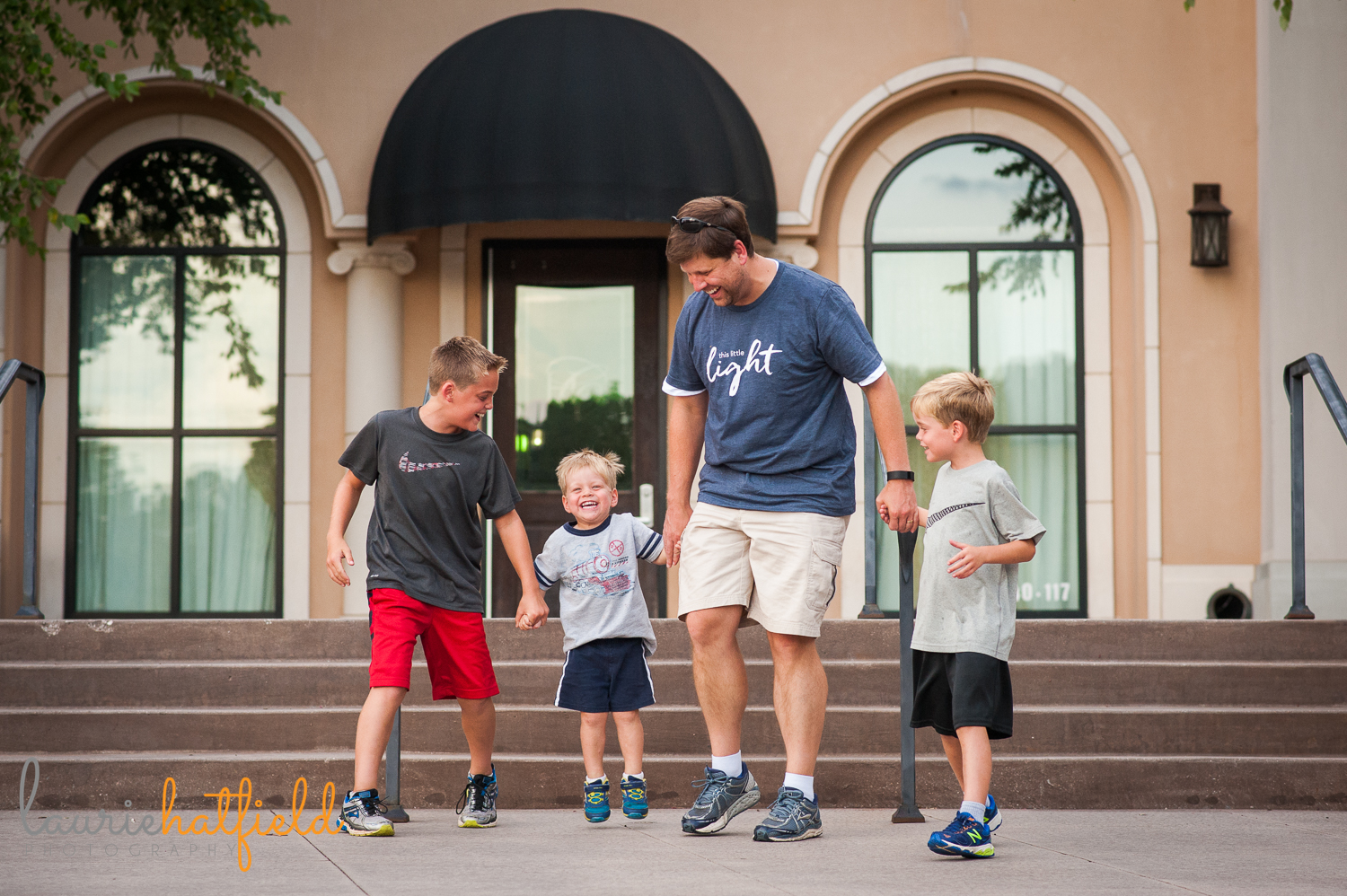 dad with three sons | Huntsville photographer