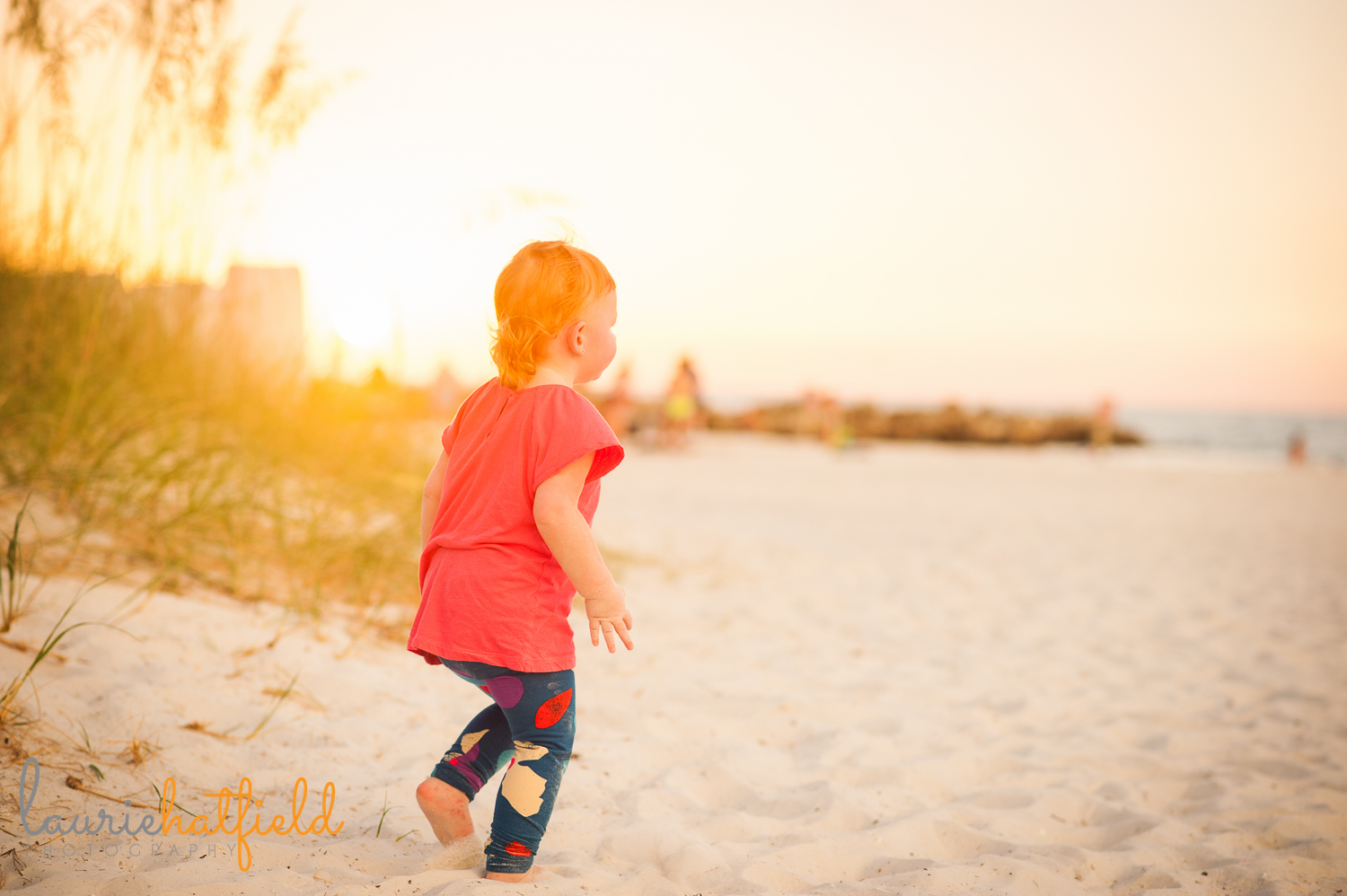 2-year-old girl on beach | Huntsville photographer