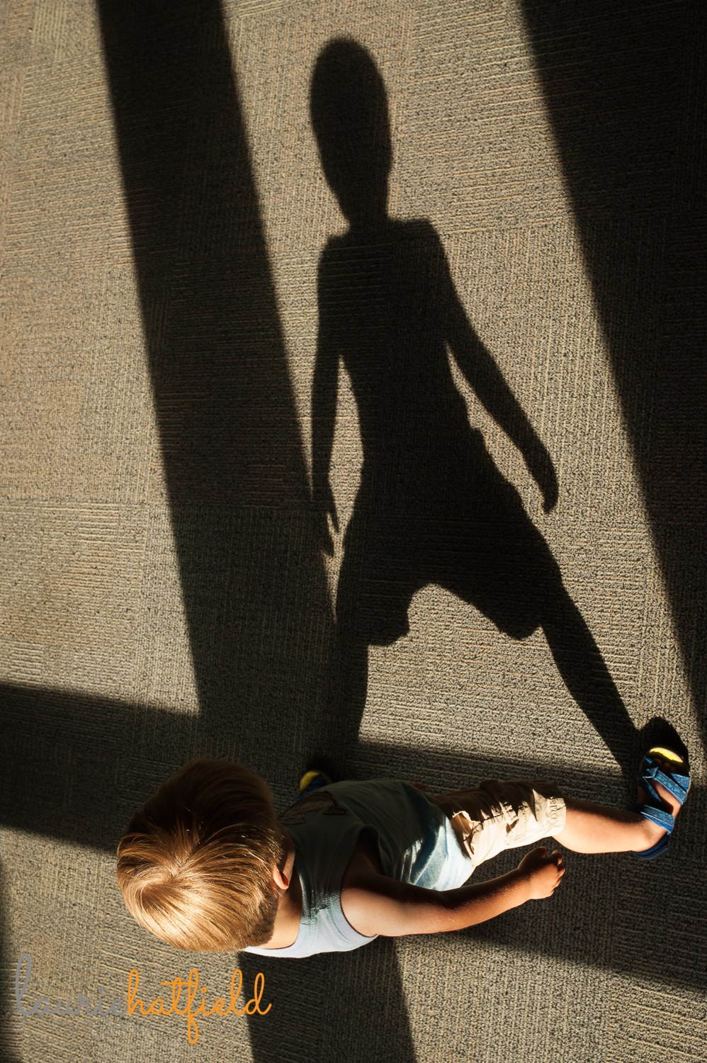 little boy and his shadow | Huntsville family photographer
