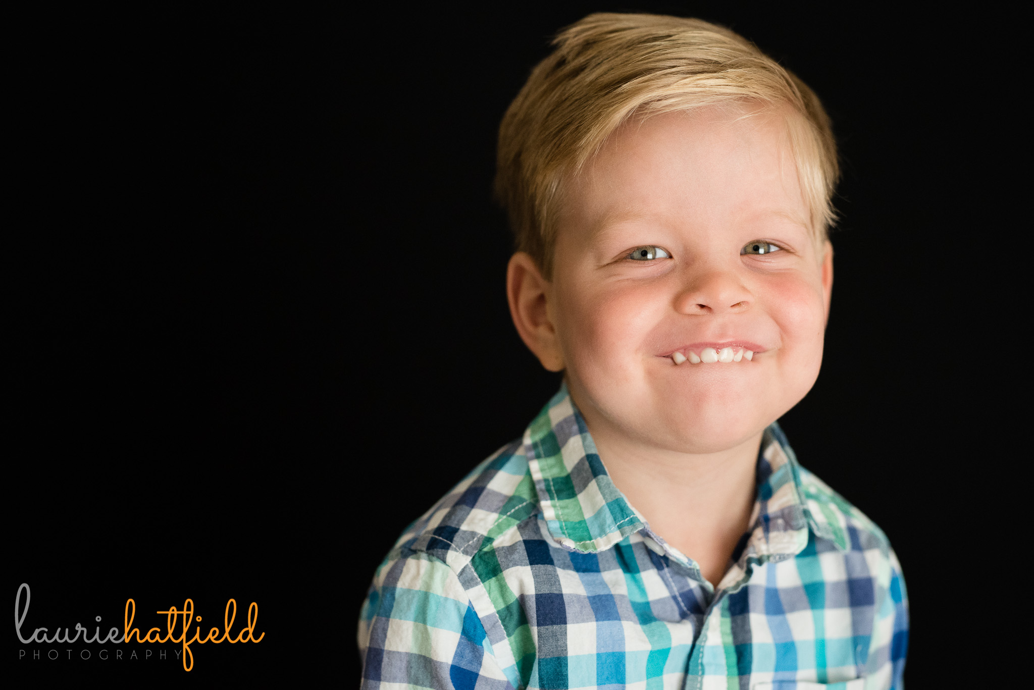 3-year-old boy preschool portrait | Mobile AL school photographer