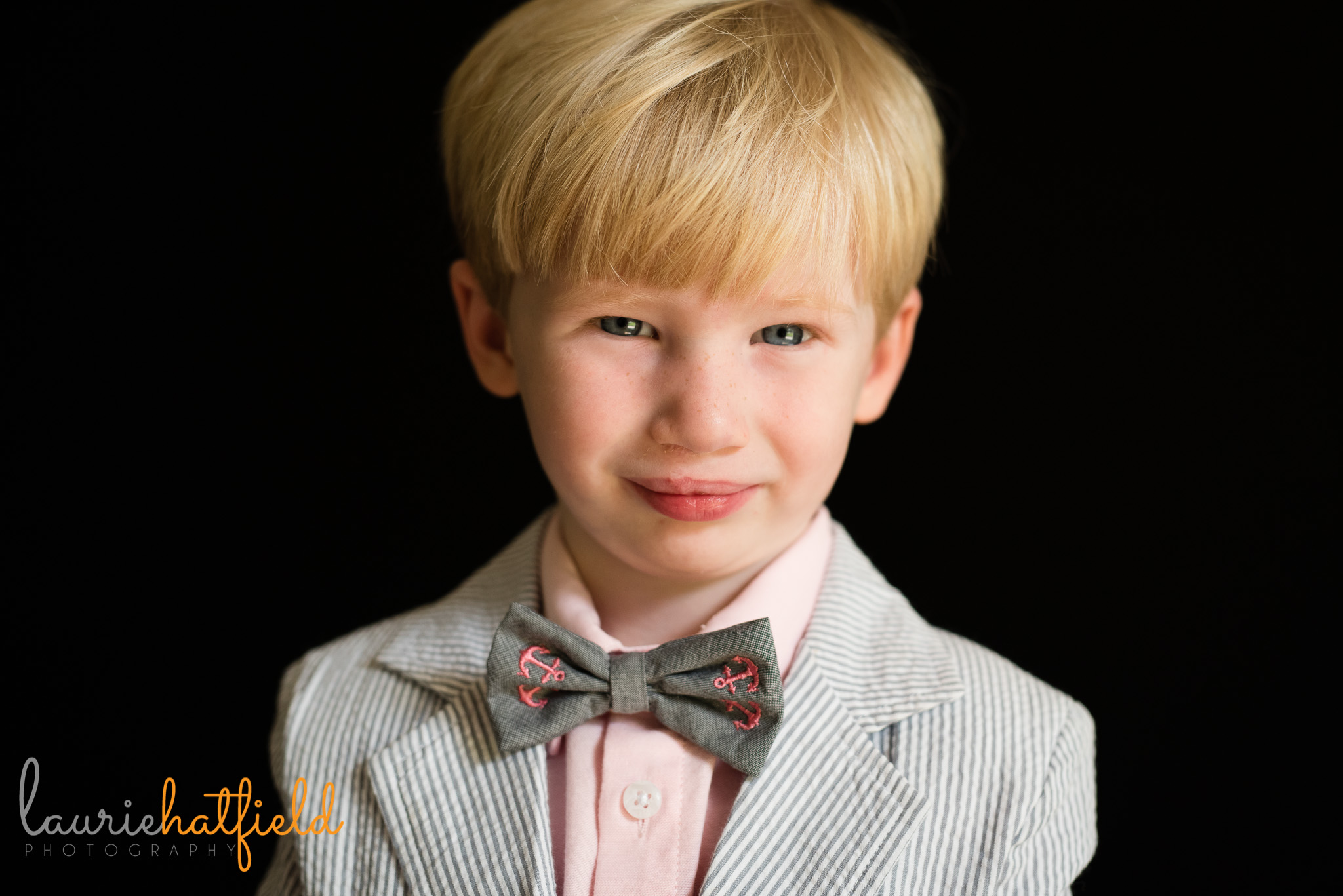 little boy school portrait | Mobile AL preschool photographer