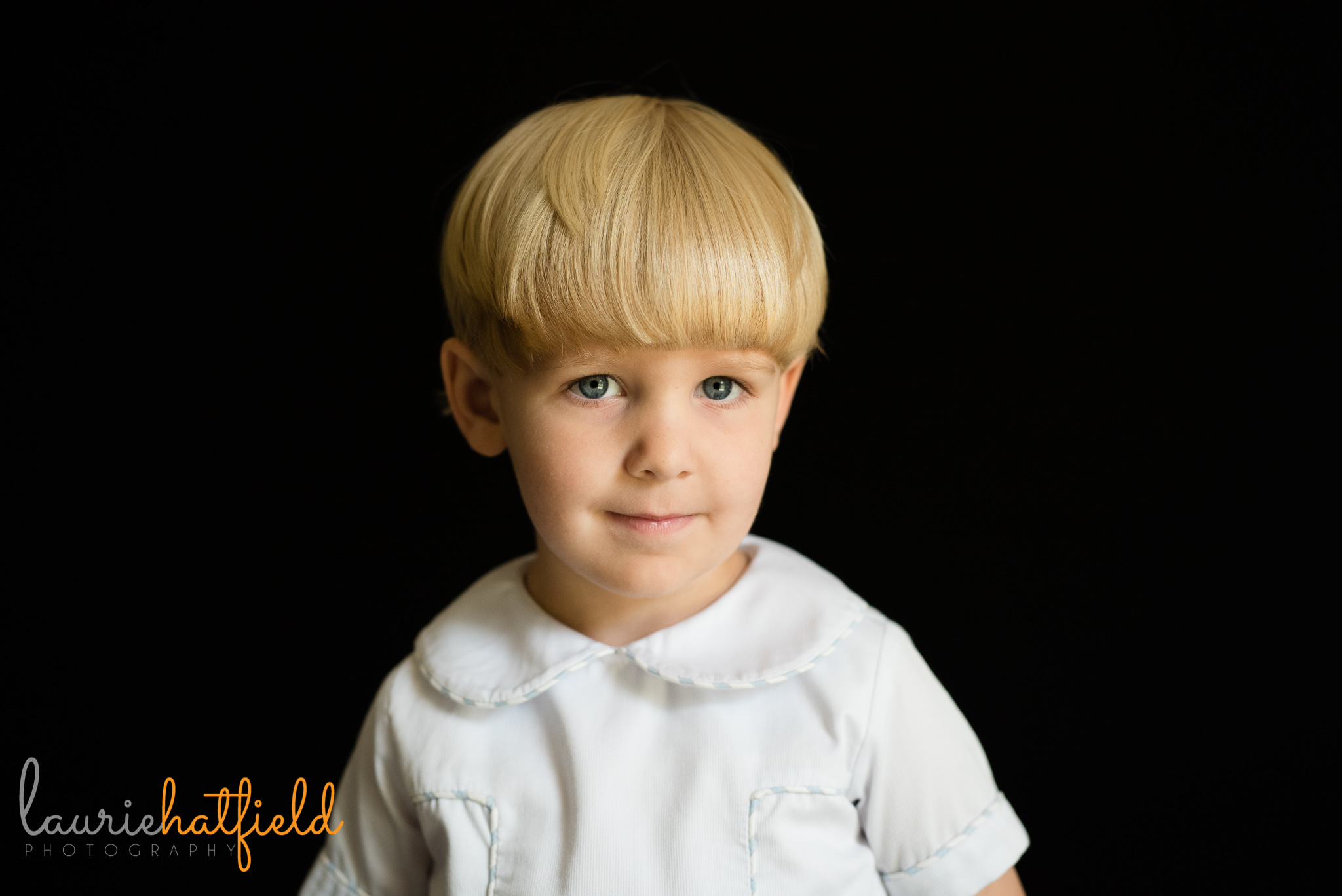 2-year-old boy school portrait | Mobile AL preschool photographer