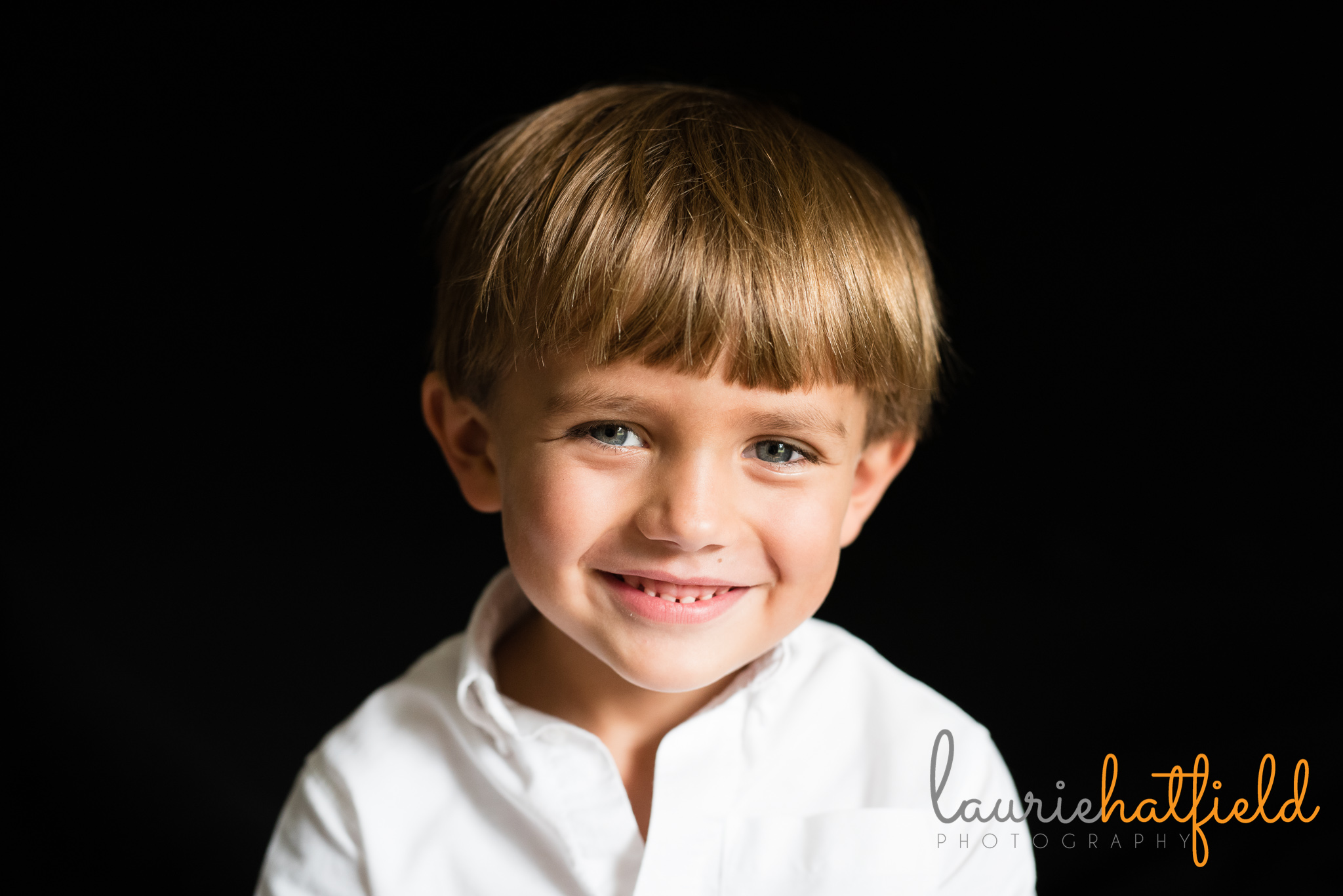 5 year old boy school portrait | Mobile AL preschool photographer