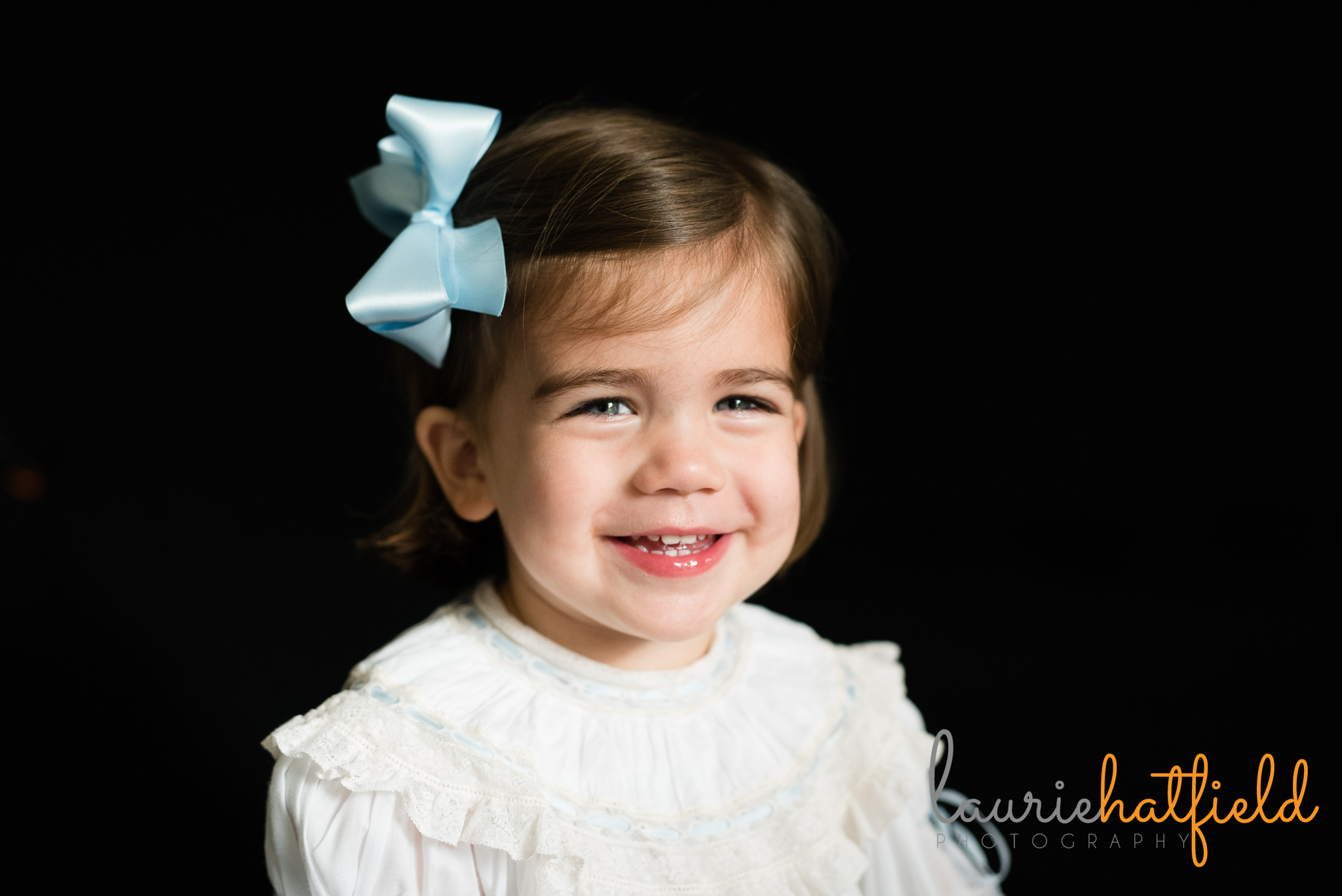 baby girl's school portrait | Mobile AL preschool photographer