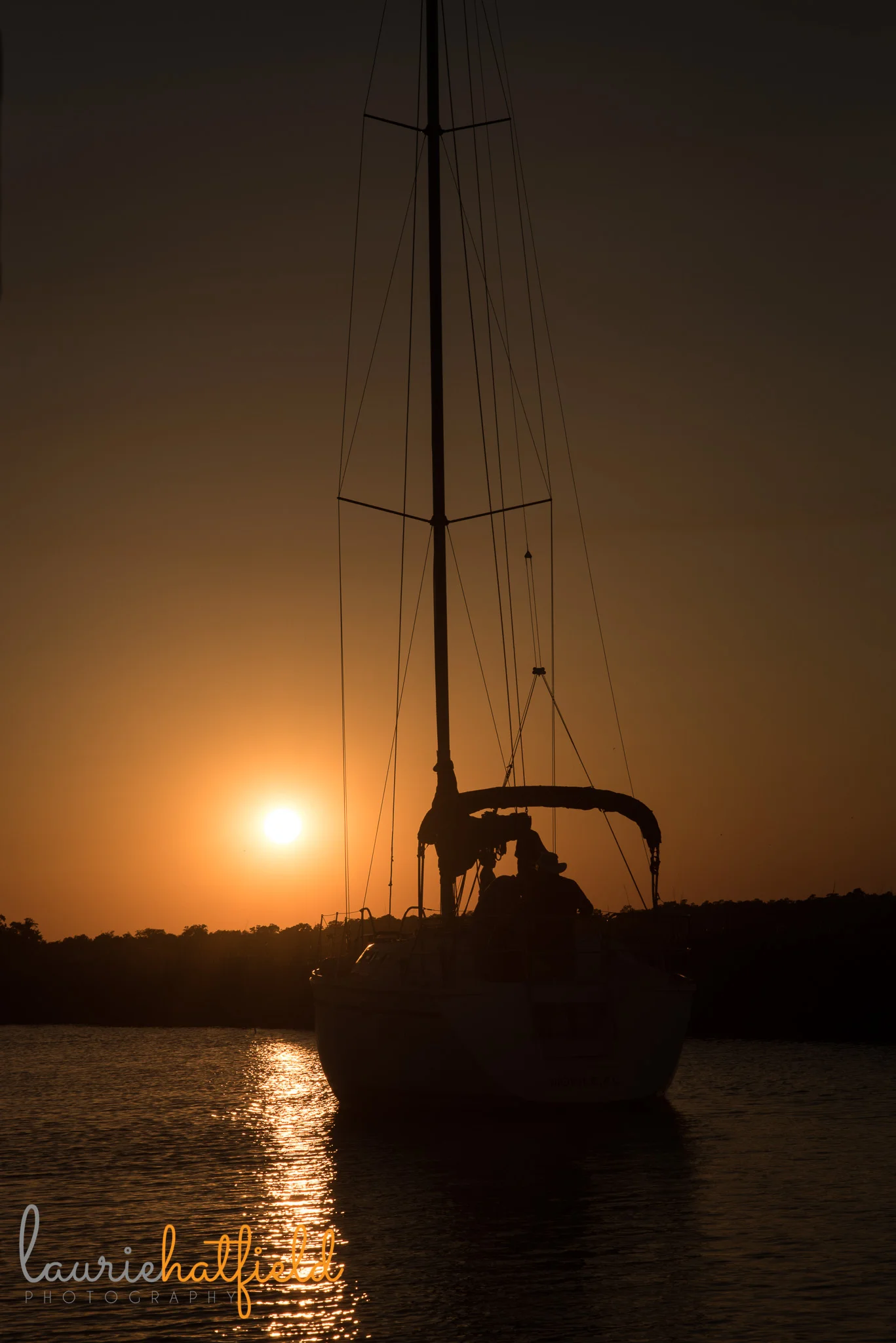 sailboat at sunset | Mobile AL photographer