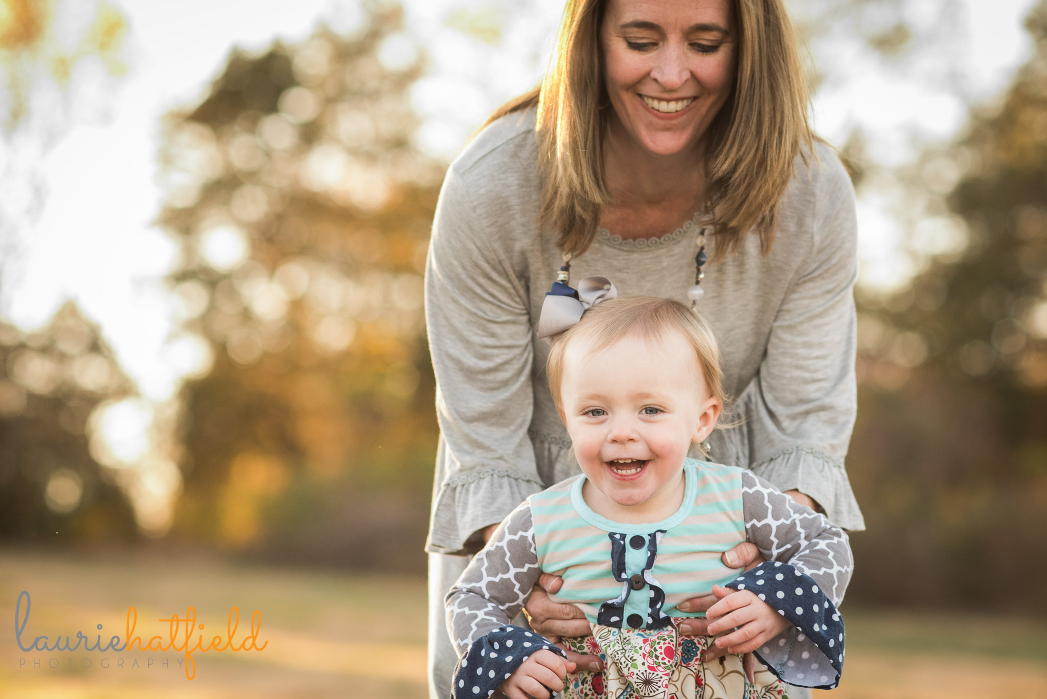 mom and one-year-old daughter | Mobile AL family photographer