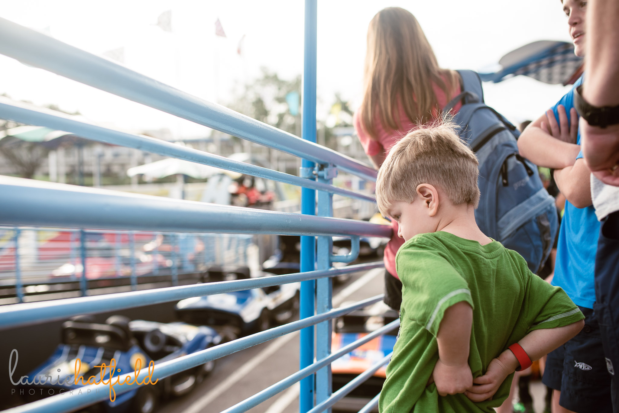 4-year-old at Tomorrowland Speedway | Daphne AL family photographer