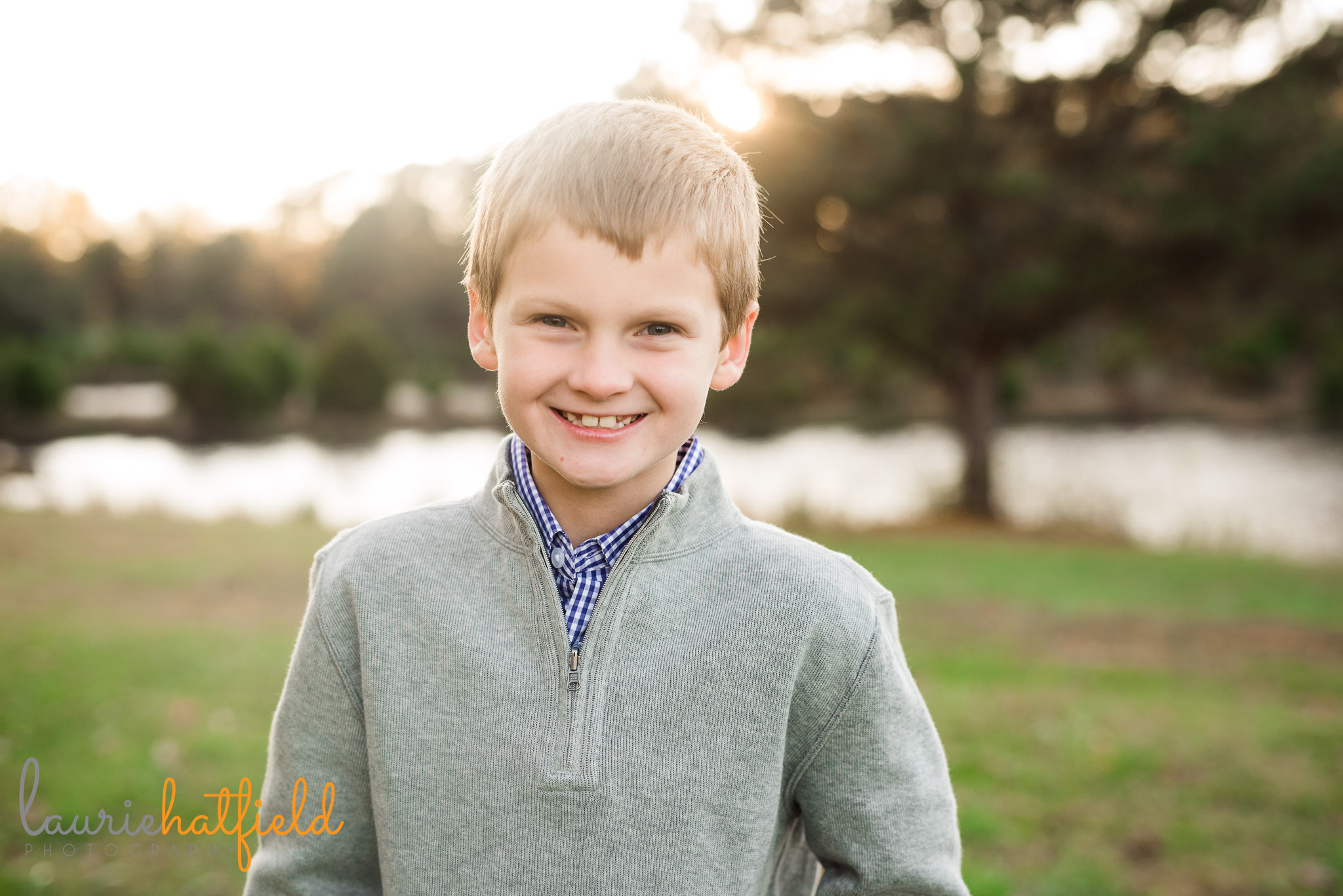 portrait of 8-year-old boy | Mobile AL school photographer