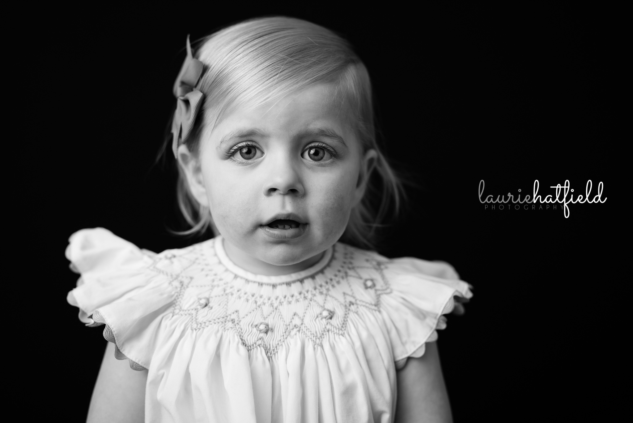 little girl with blonde hair | Mobile AL school photography