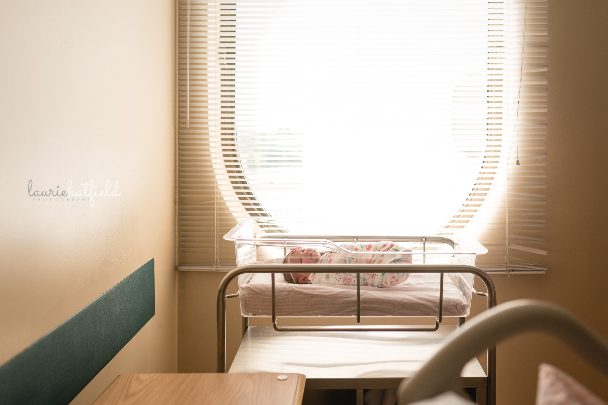newborn baby in hospital room | Fresh 48 photo session Mobile AL