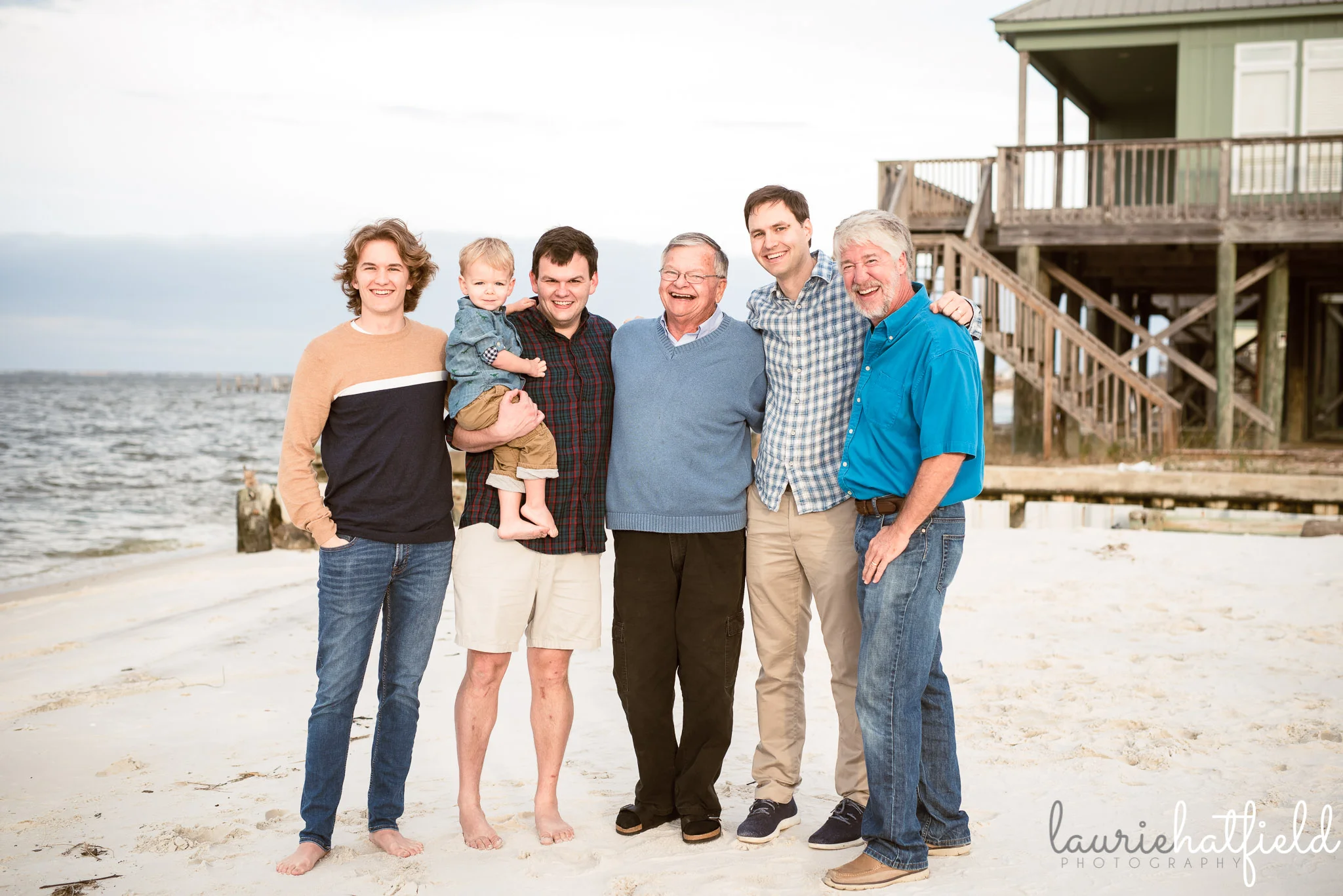 four generations of men | Huntsville AL family photo session