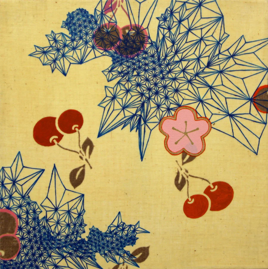 cherries, cherry blossom