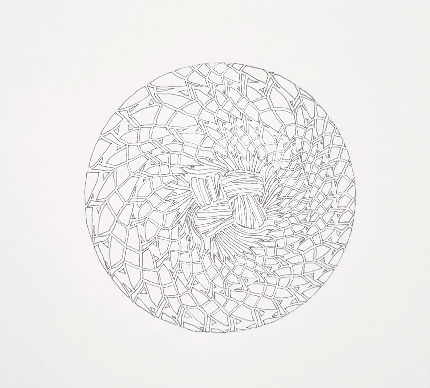 Gat weave study: top knot