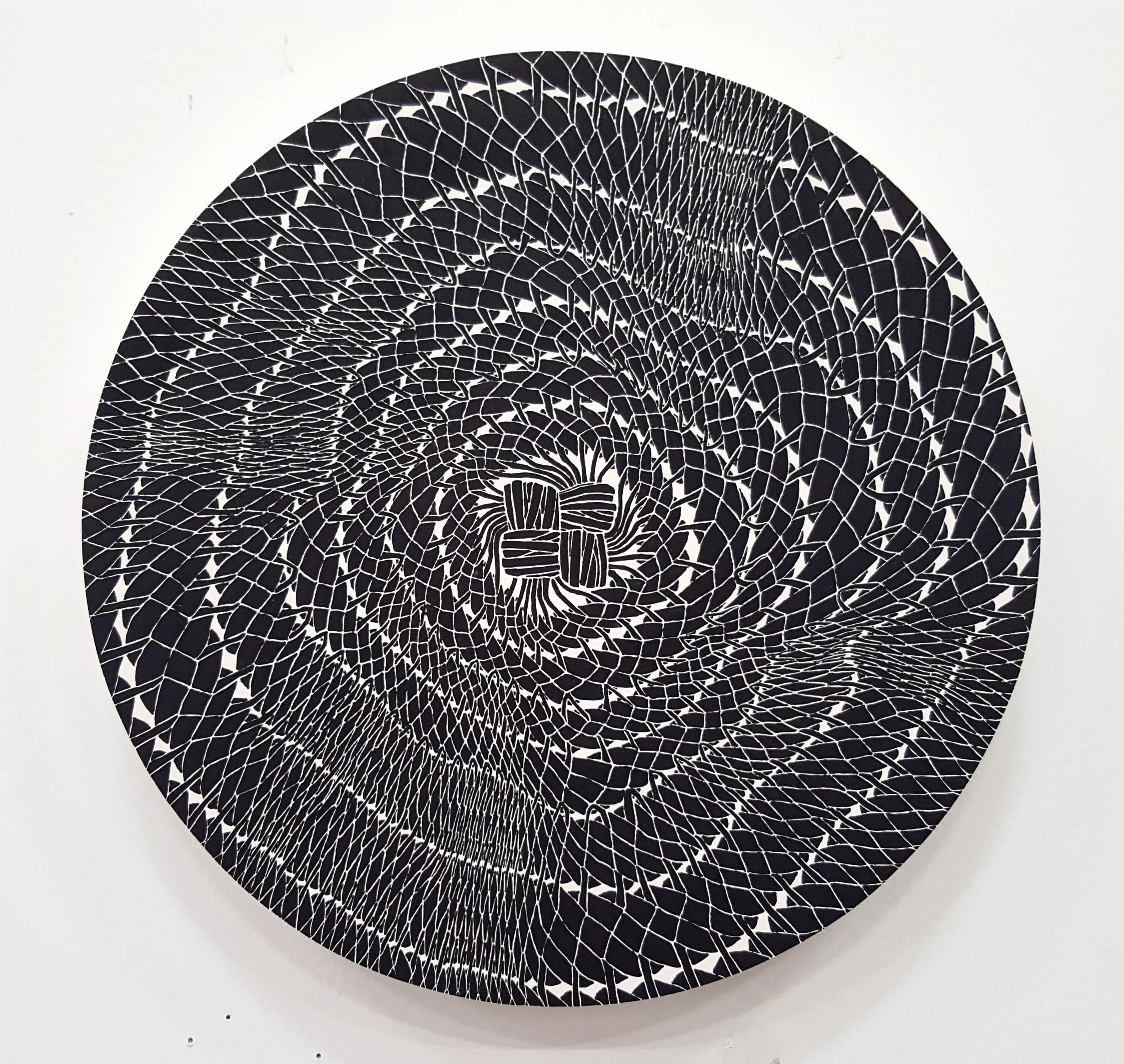 gat weave study: top knot no.2