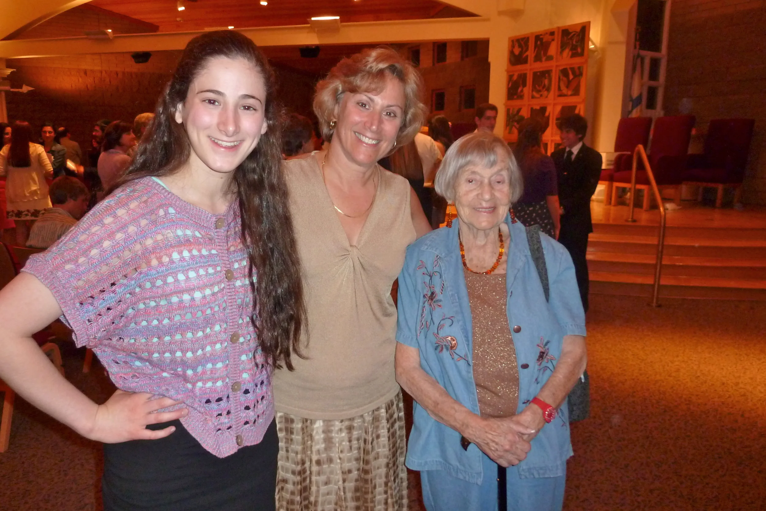 2012 Bronkesh Jewish Spirit Prize Award Winner, Liana Sherman, Myra Shindler (Executive Director) and Bronia Cimmerman Bronkesh Z"L