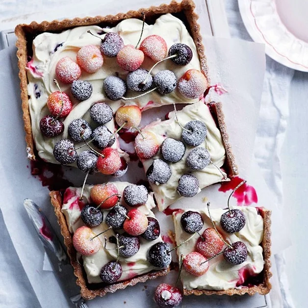 Cherry and Almond Tart