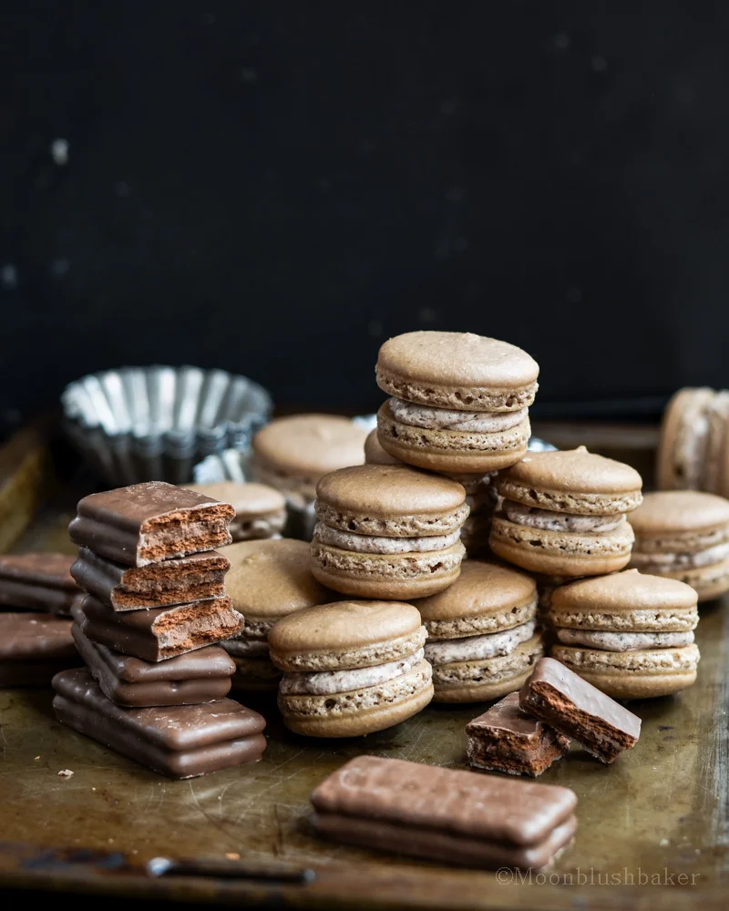 Tim Tam Slam Macarons