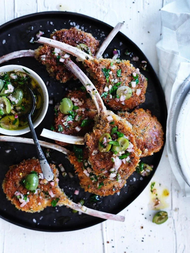 Parmesan-Crumbed Lamb Cutlets