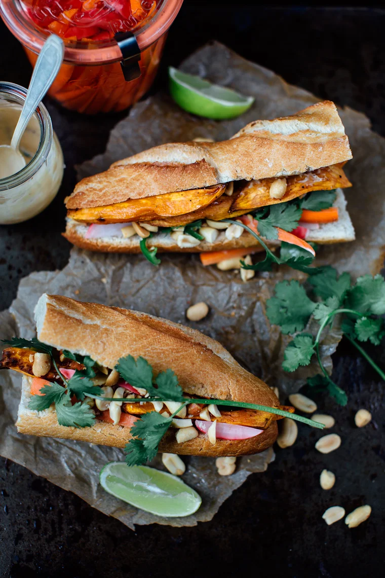 Smokey Sweet Potato Bánh Mì