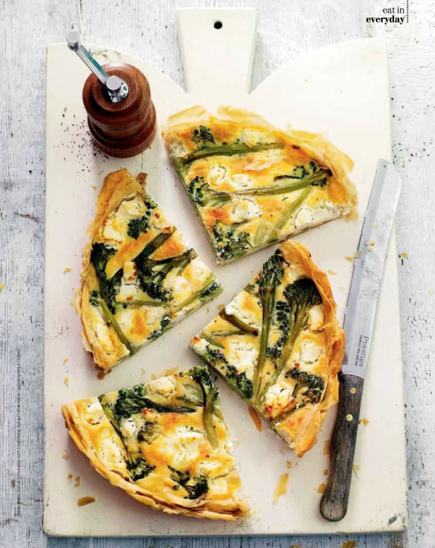Rayburn Broccoli And Goats’ Cheese Tart