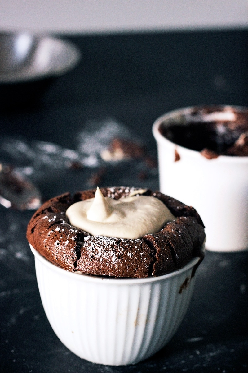 Rayburn Hot Chocolate Soufflés