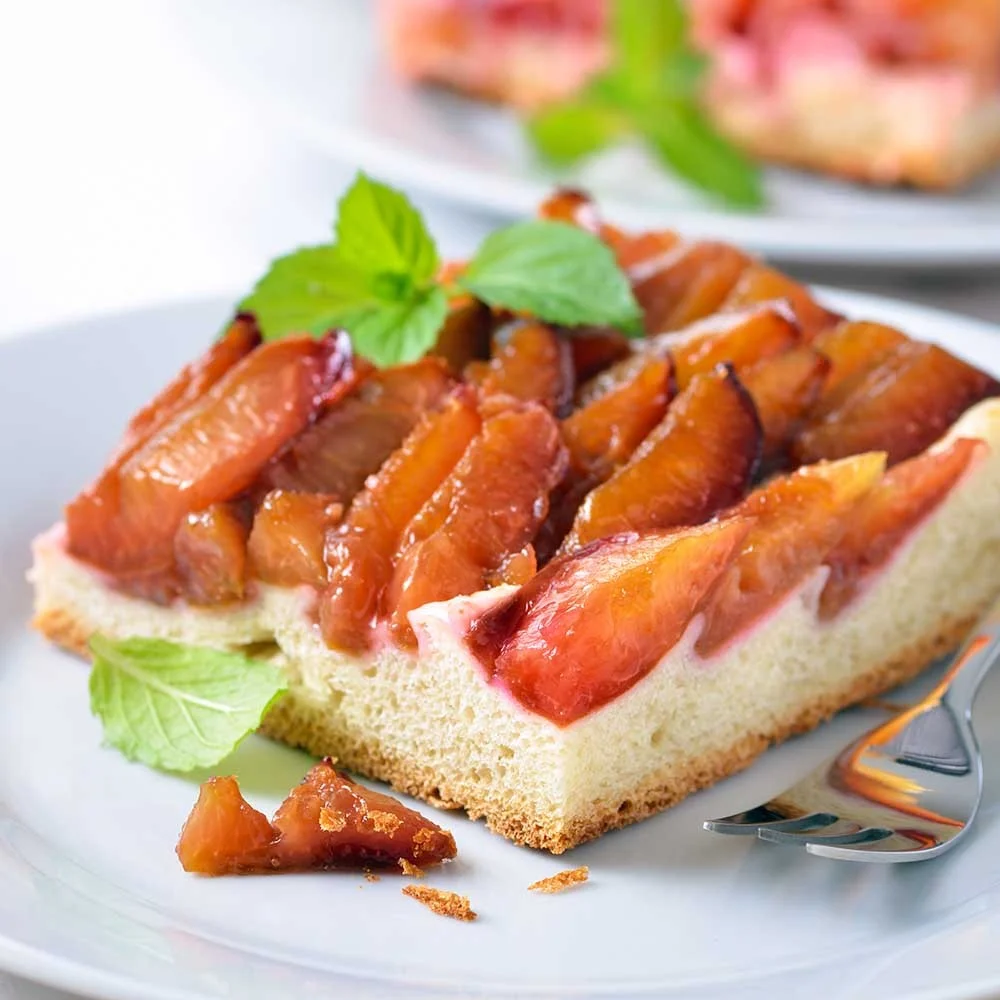 Rayburn German Plum Flan