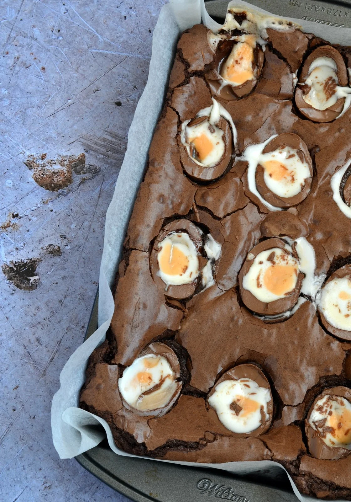 Creme Egg Brownies