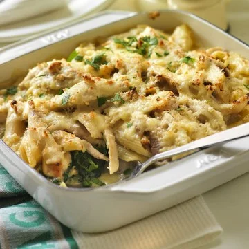 Rayburn Chicken, Spinach and Pasta Bake