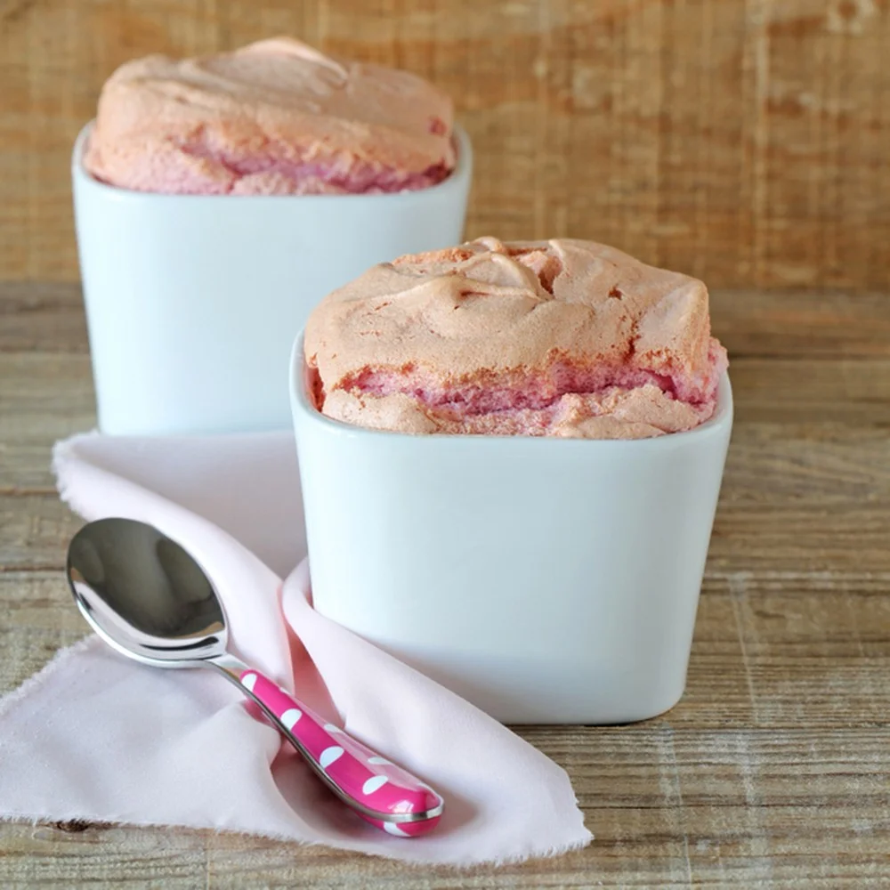 Strawberry Soufflés