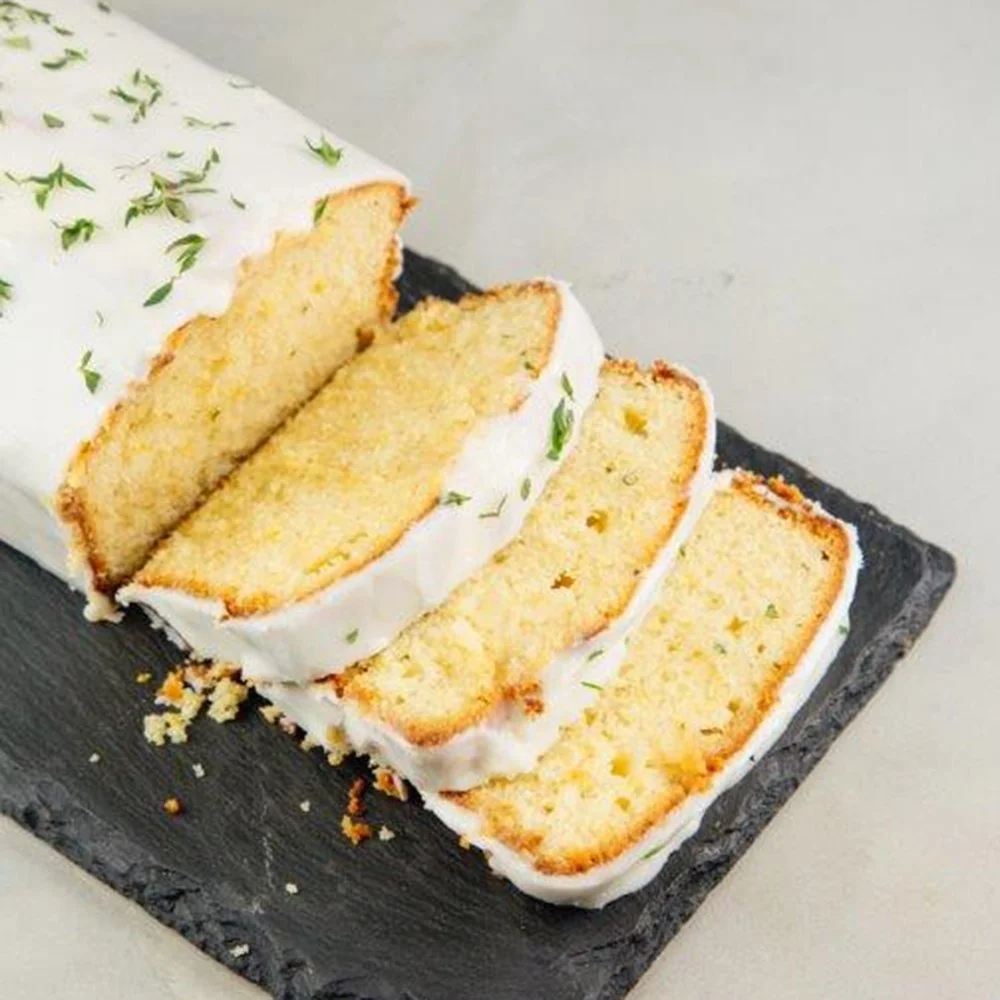 Botanical Lemon &amp; Gin Drizzle Cake