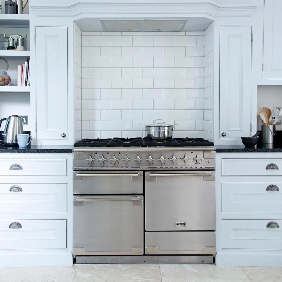 Falcon Oven Elise 110cm Dual Fuel stainless steel in kitchen