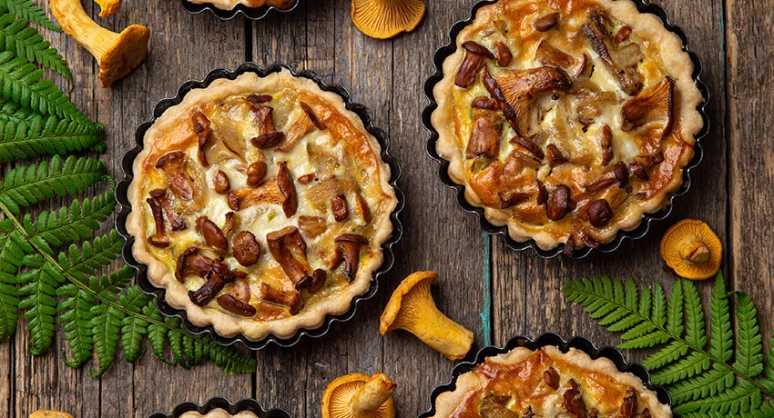 Mushroom and Caramelised Onion Tartlets